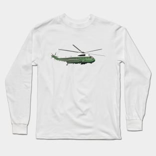 Marine One Helicopter Long Sleeve T-Shirt